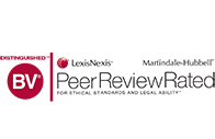 Distinguished BV | LexisNexis | Martindale-Hubbell | Peer Review Rated | For Ethical Standards And Legal Ability